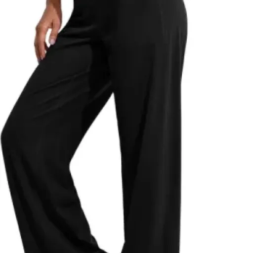 Promover Women's Activewear Trousers Review: comfy wide-leg yoga pants that double as office wear